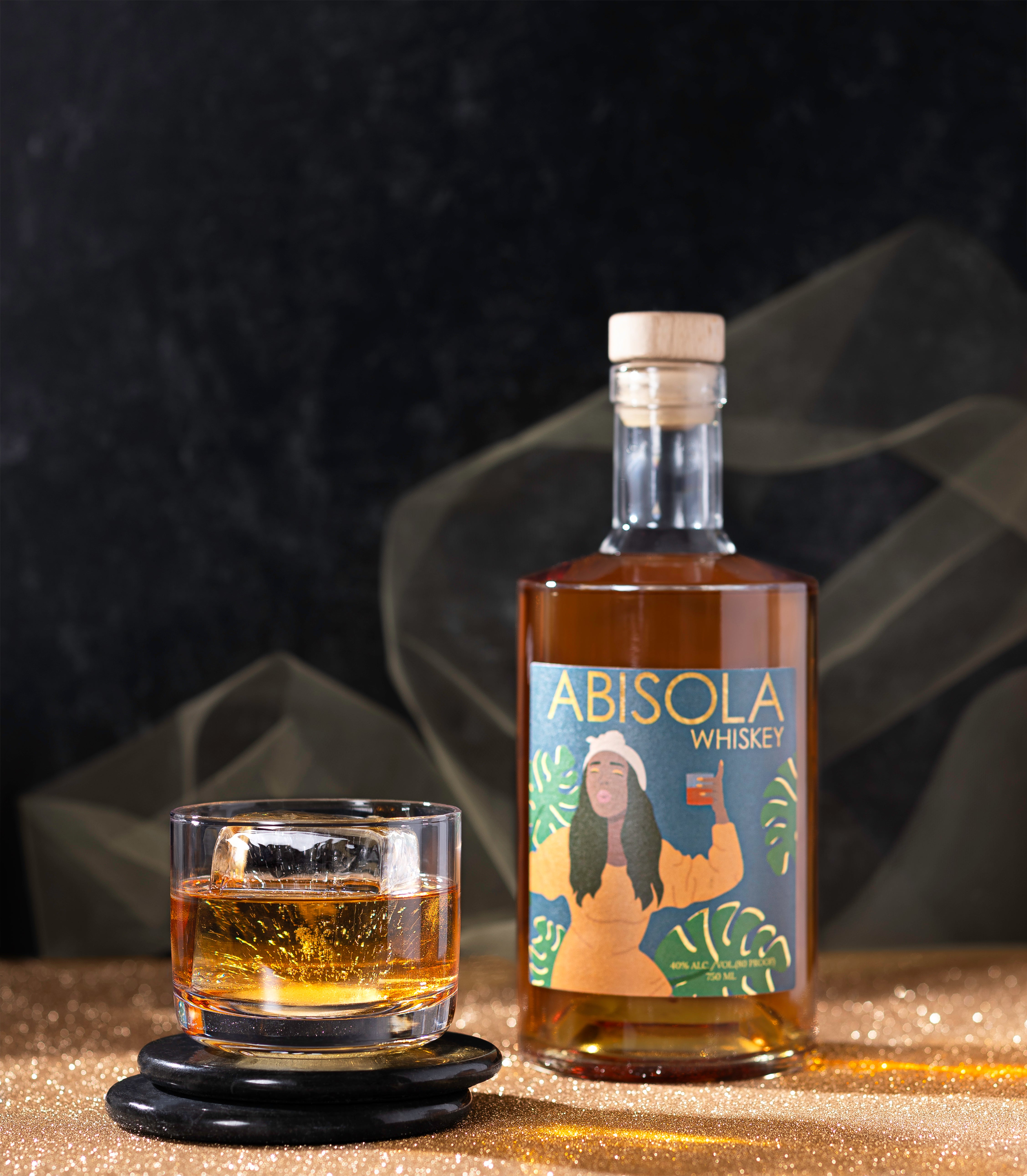 Abisola Whiskey on the rocks